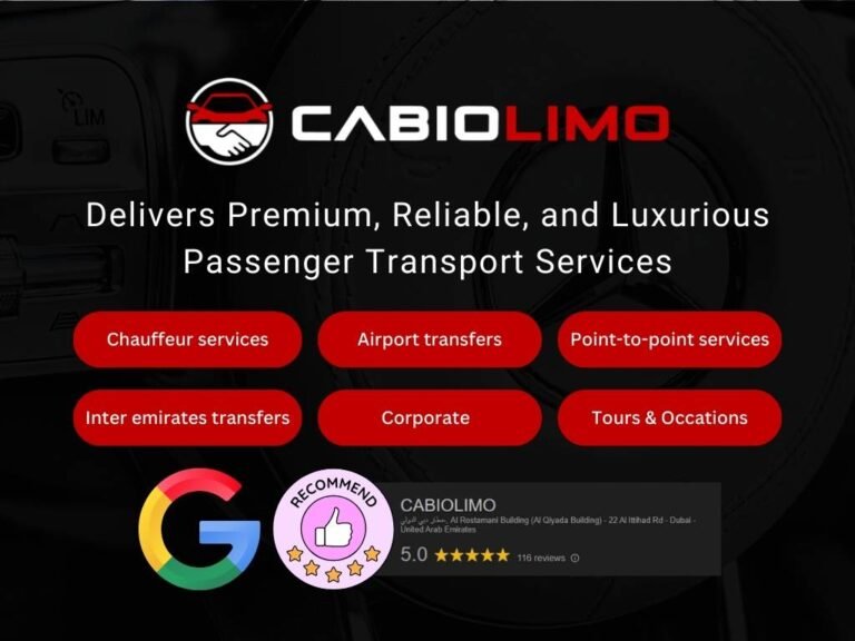 CabioLimo delivers premium, reliable, and luxurious passenger transport services