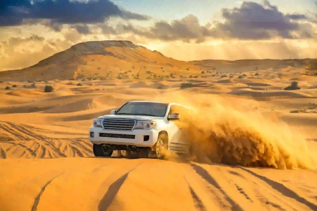 Chauffeur service & airport transfer in UAE for desert safari experience