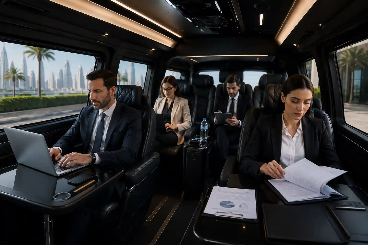 Employee transportation solutions for businesses in Dubai and UAE
